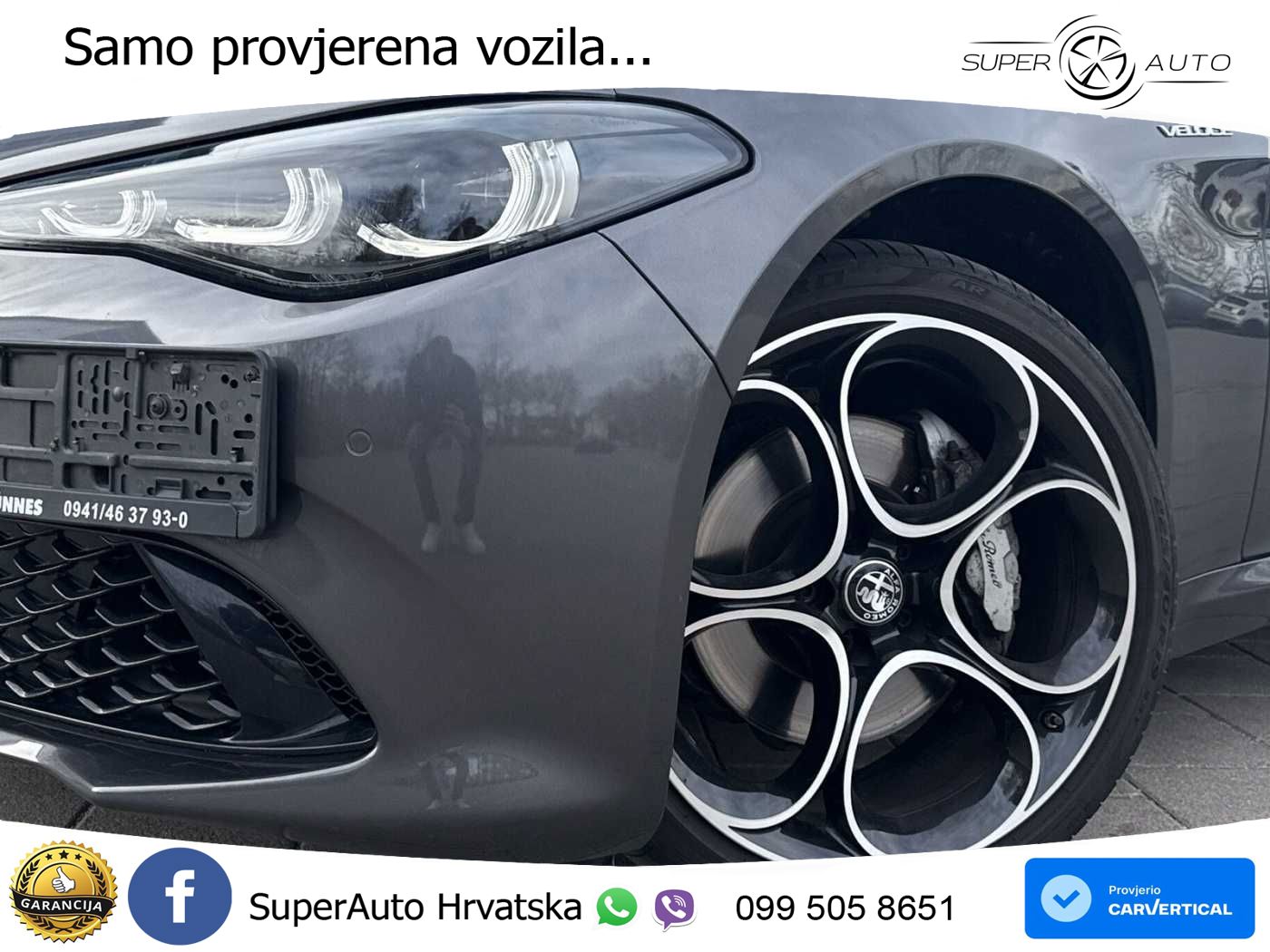 Alfa Romeo Giulia 2.0 Turbo (280 KS) Q4 Automatic LED+GR SJED+ACC