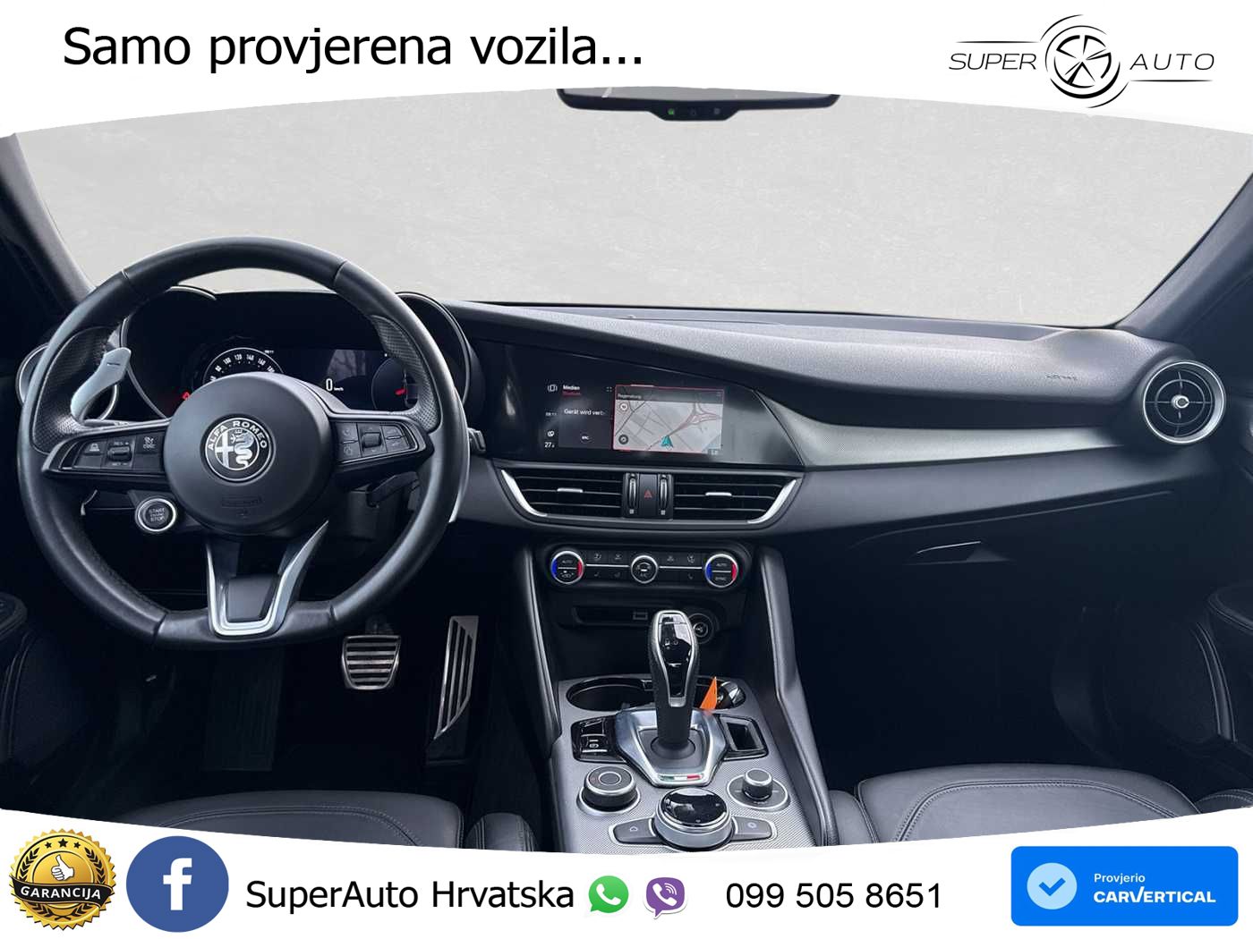 Alfa Romeo Giulia 2.0 Turbo (280 KS) Q4 Automatic LED+GR SJED+ACC