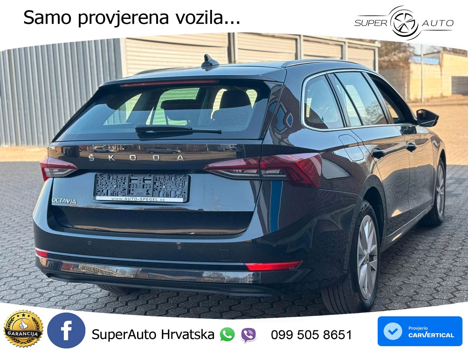 Škoda Octavia Combi 2.0 TDI (150 KS) DSG LED+GR SJED+ACC