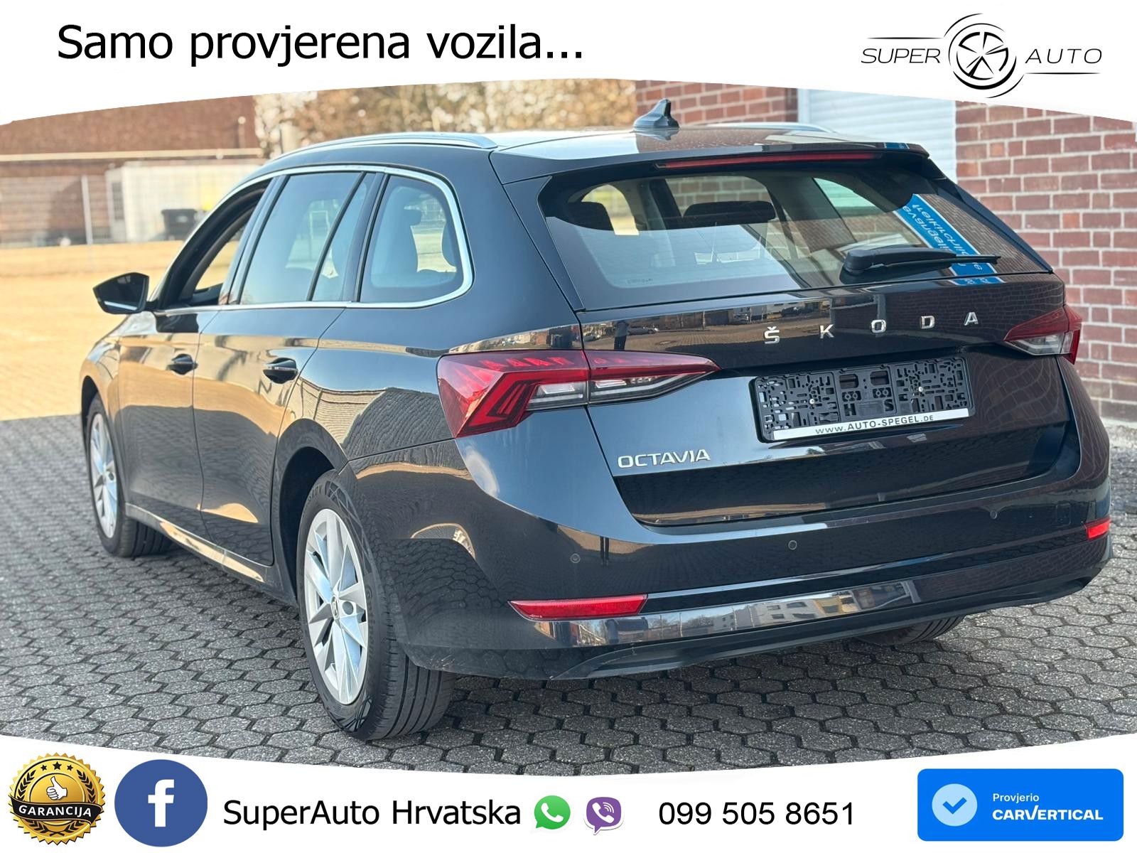 Škoda Octavia Combi 2.0 TDI (150 KS) DSG LED+GR SJED+ACC