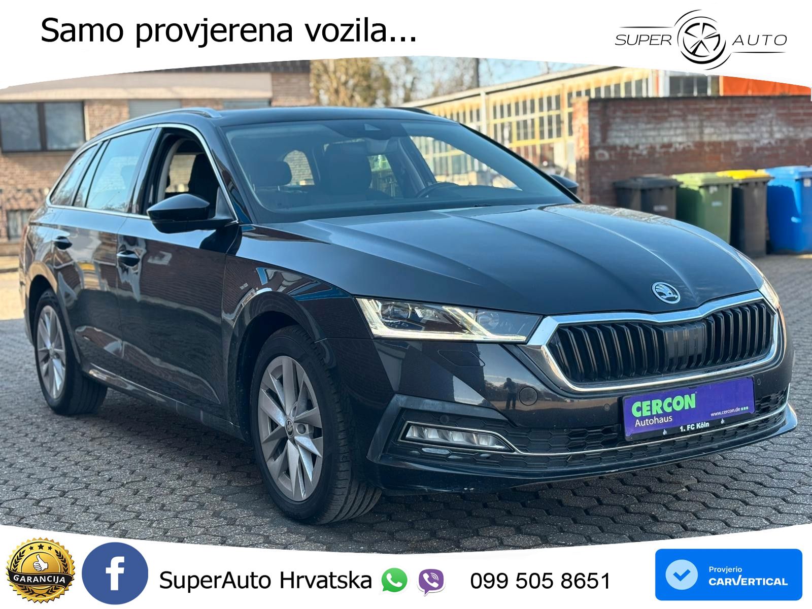 Škoda Octavia Combi 2.0 TDI (150 KS) DSG LED+GR SJED+ACC