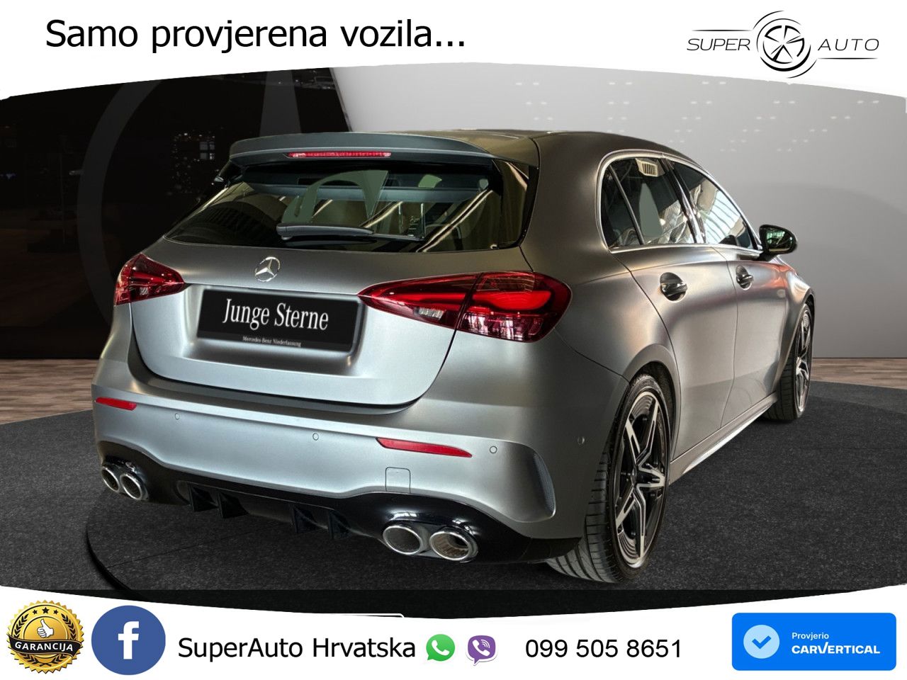 Mercedes-Benz AMG A 45 S 4MATIC+ AMG SPEEDSHIFT DCT 8G LED+GR SJED+ACC