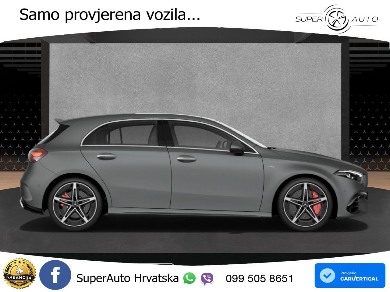 Mercedes-Benz AMG A 45 S 4MATIC+ AMG SPEEDSHIFT DCT 8G LED+GR SJED+ACC