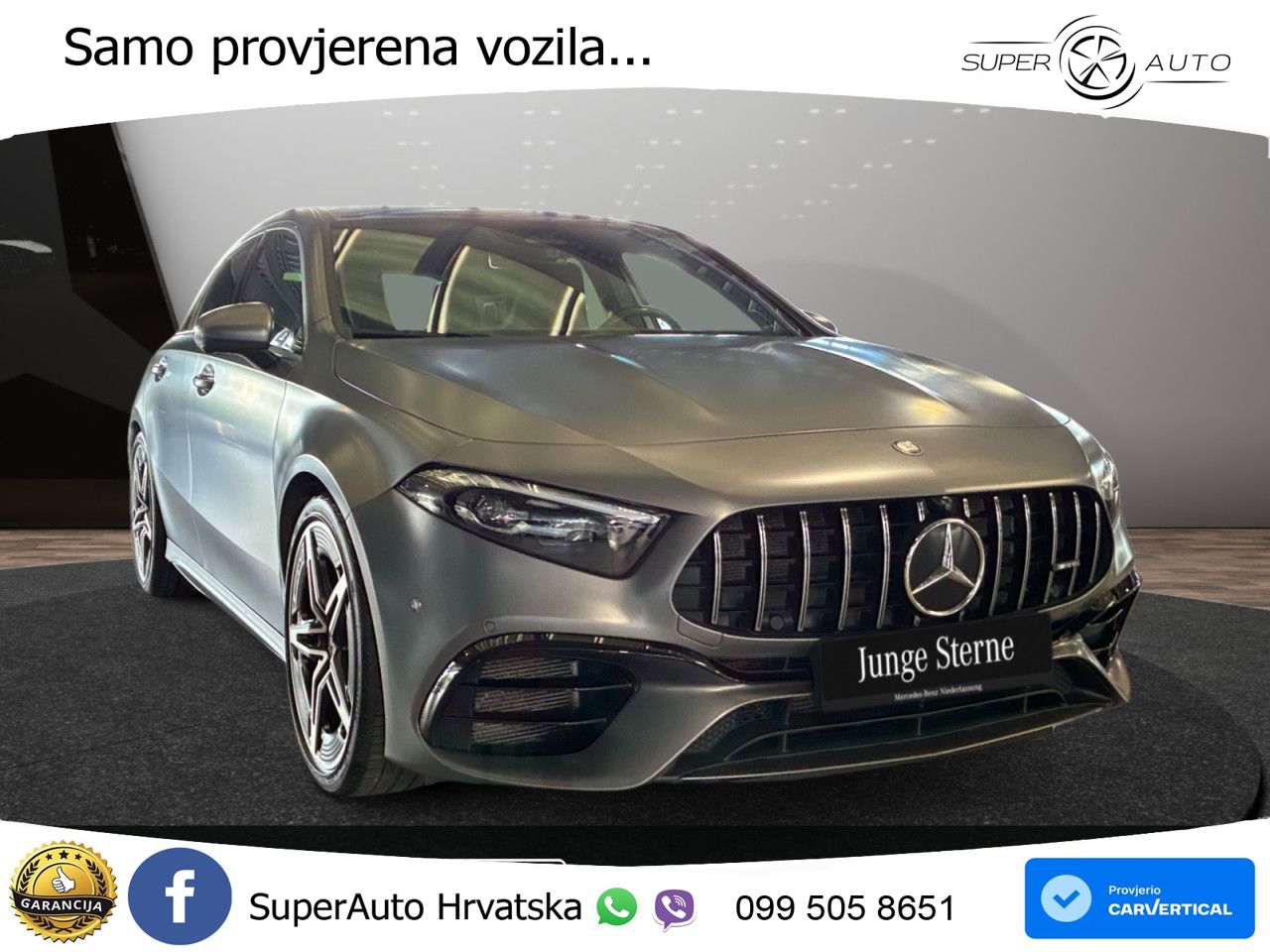 Mercedes-Benz AMG A 45 S 4MATIC+ AMG SPEEDSHIFT DCT 8G LED+GR SJED+ACC