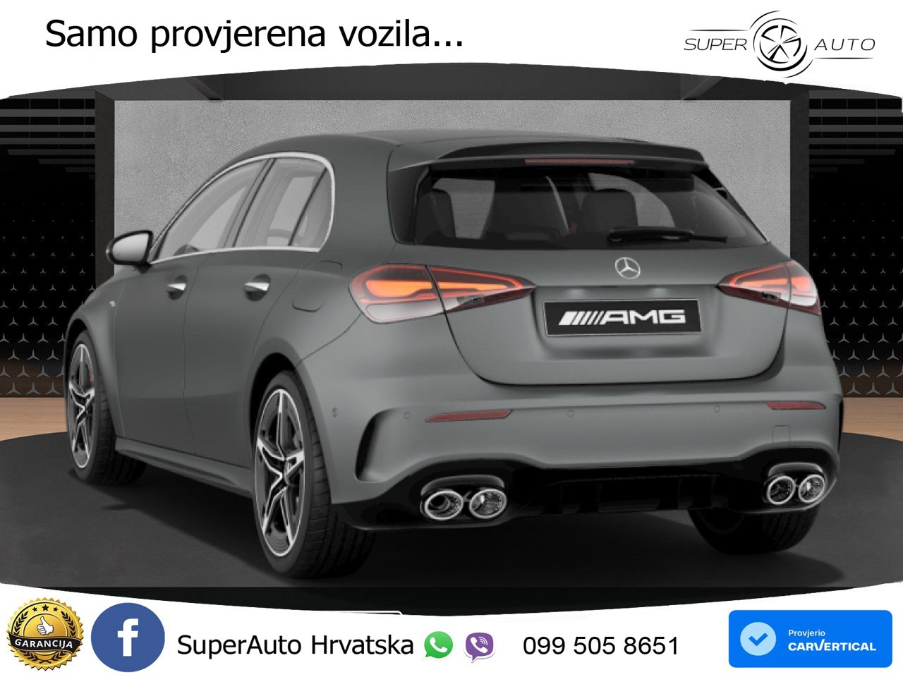 Mercedes-Benz AMG A 45 S 4MATIC+ AMG SPEEDSHIFT DCT 8G LED+GR SJED+ACC