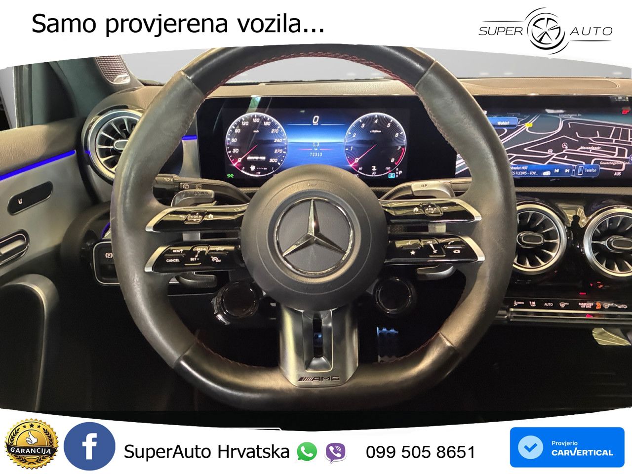Mercedes-Benz AMG A 45 S 4MATIC+ AMG SPEEDSHIFT DCT 8G LED+GR SJED+ACC
