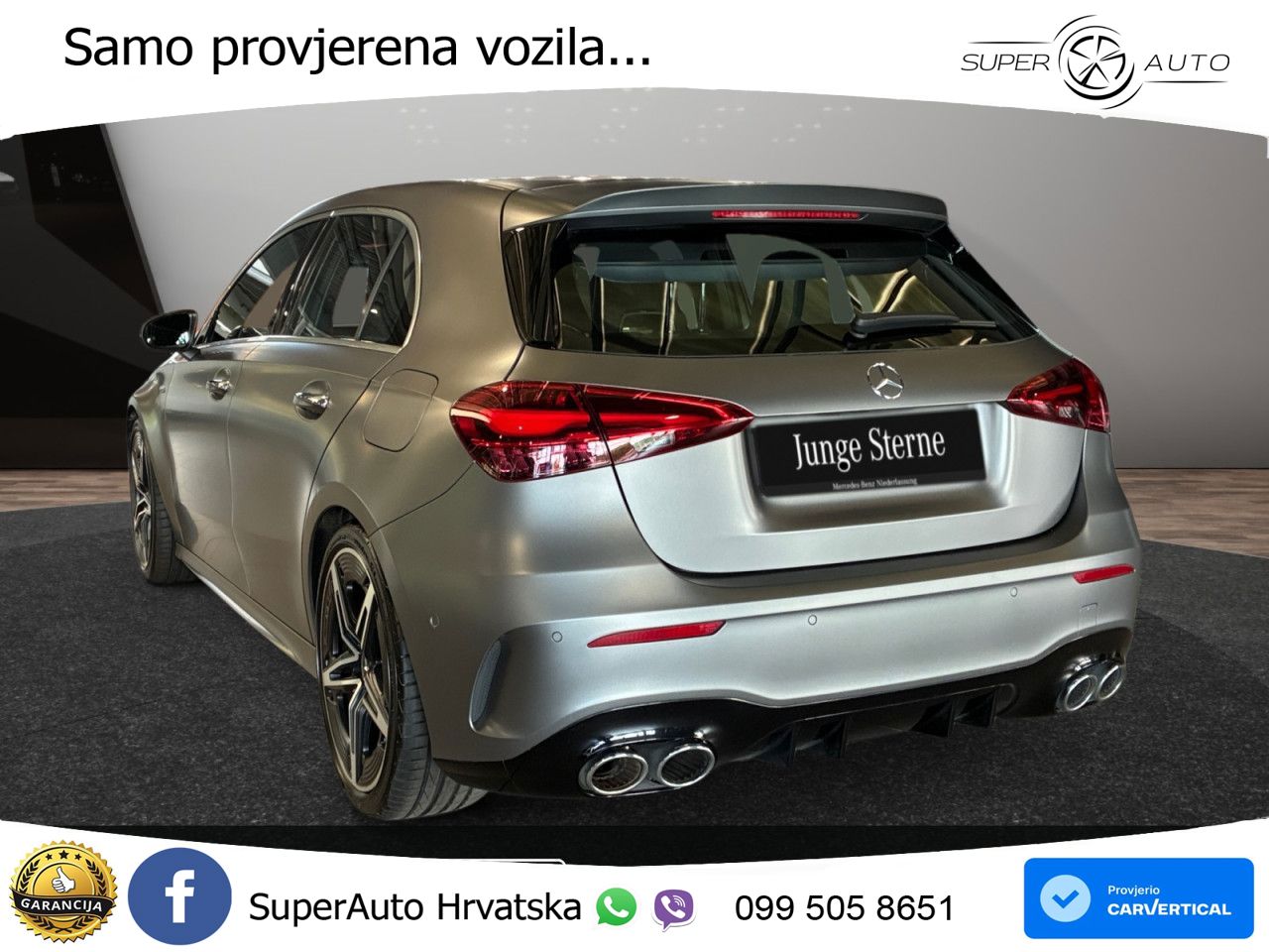 Mercedes-Benz AMG A 45 S 4MATIC+ AMG SPEEDSHIFT DCT 8G LED+GR SJED+ACC