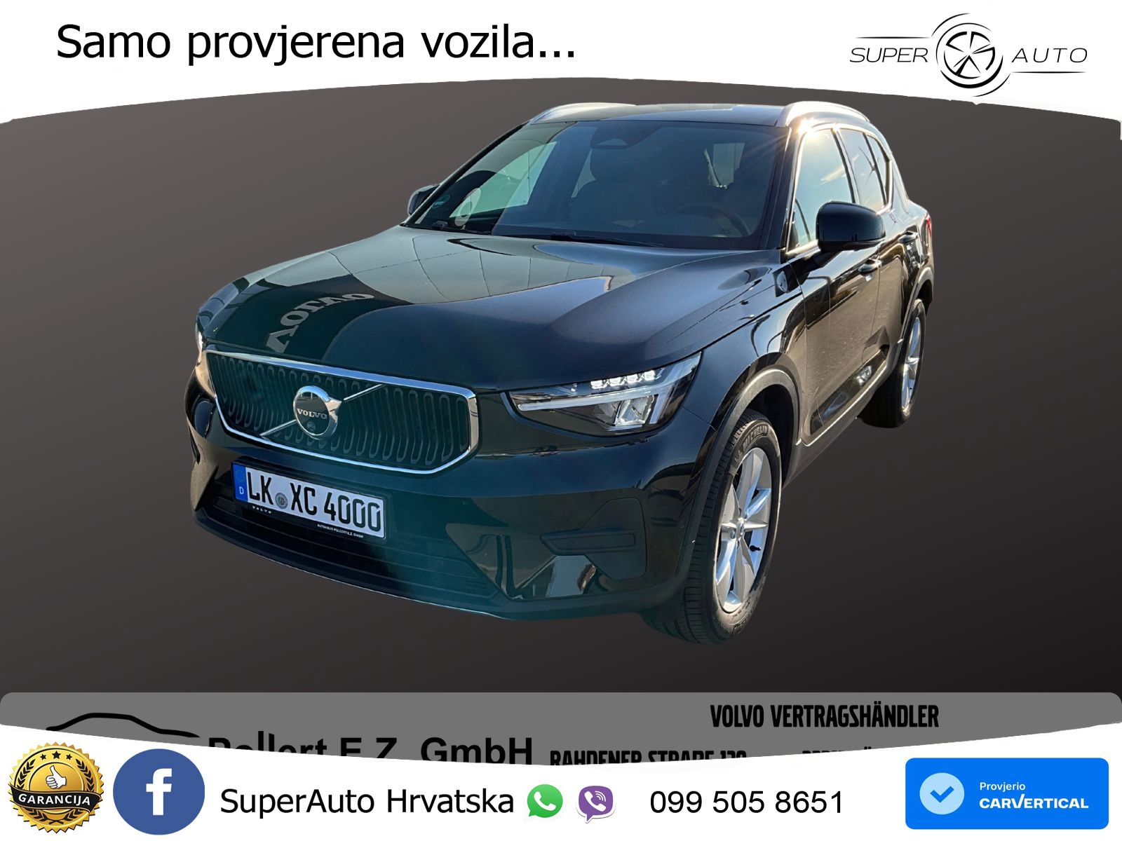 Volvo XC40 2.0 B3 163 KS Automatic LED+GR SJED+ACC