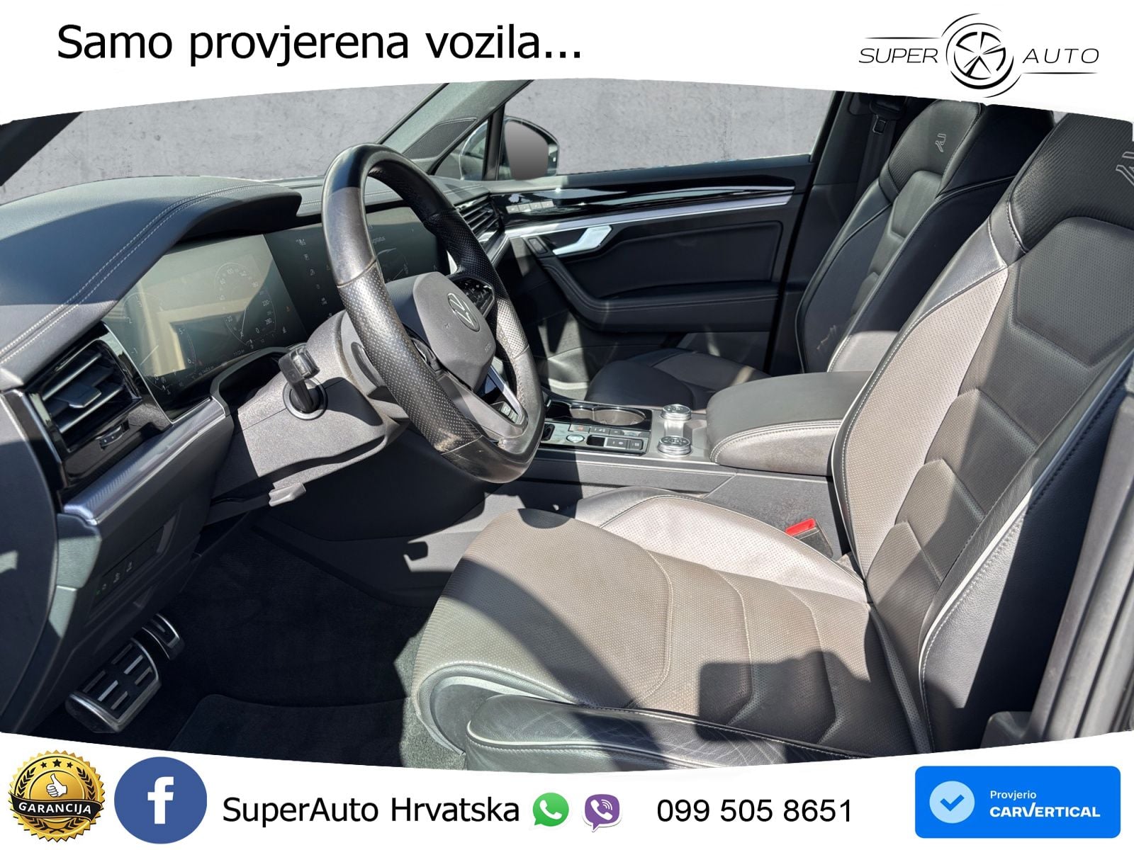 Volkswagen Touareg 3.0 V6 TDI (286 KS) 4MOTION Tiptronic R-Line ZRAČNI+ACC+4xGR SJED+KAM