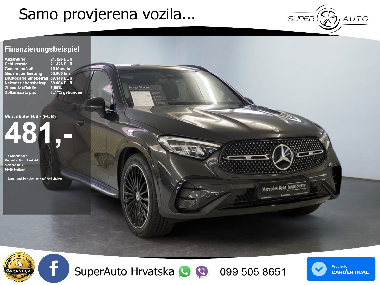 Mercedes GLC 300d (269 KS) 4MATIC 9G-TRONIC AMG ACC+GR SJED+360+PANO