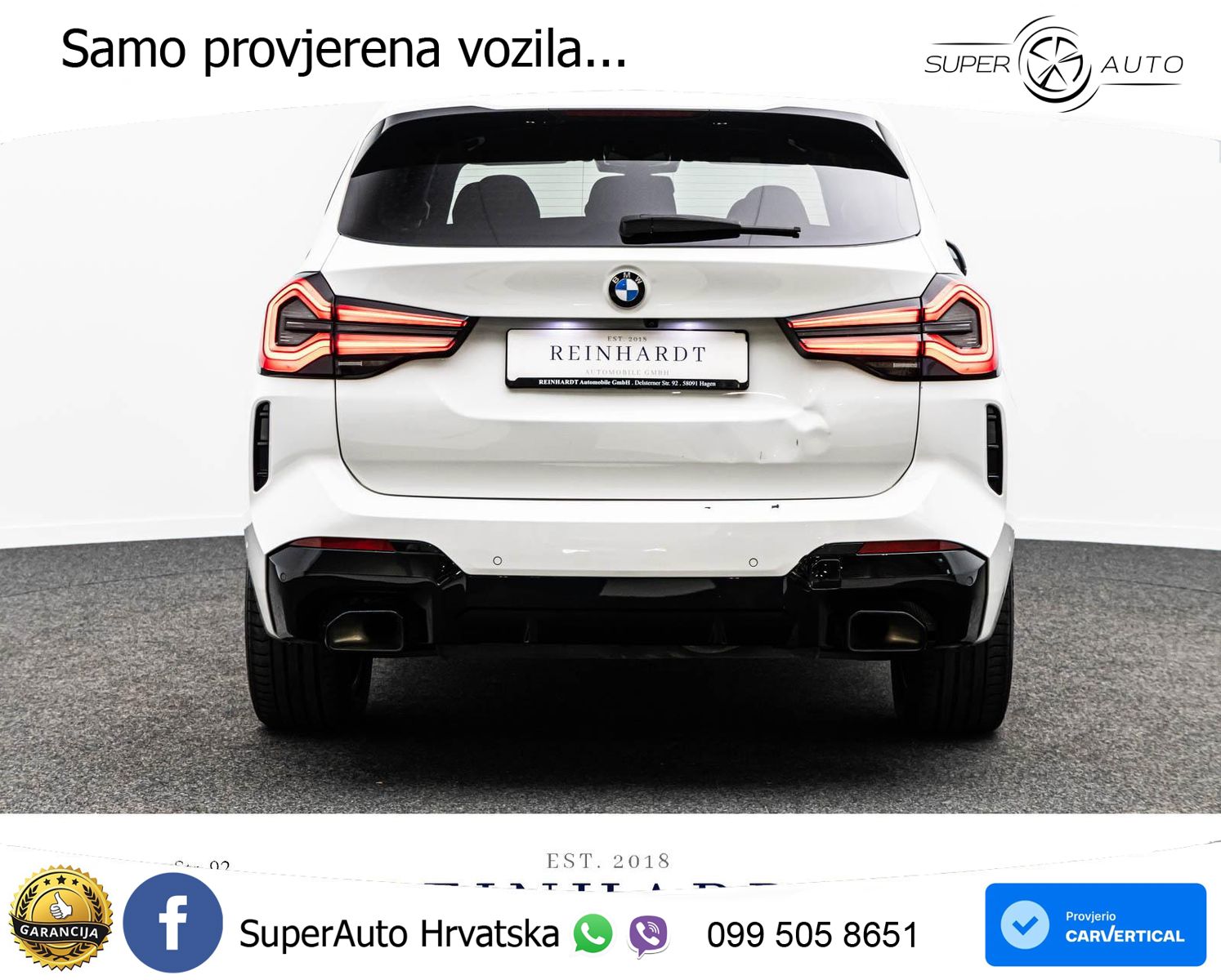 BMW X3 30i xDrive Steptronic M Sport ACC+HEAD+GR SJED+360+PANO