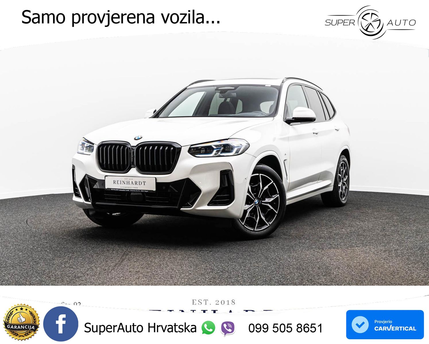 BMW X3 30i xDrive Steptronic M Sport ACC+HEAD+GR SJED+360+PANO