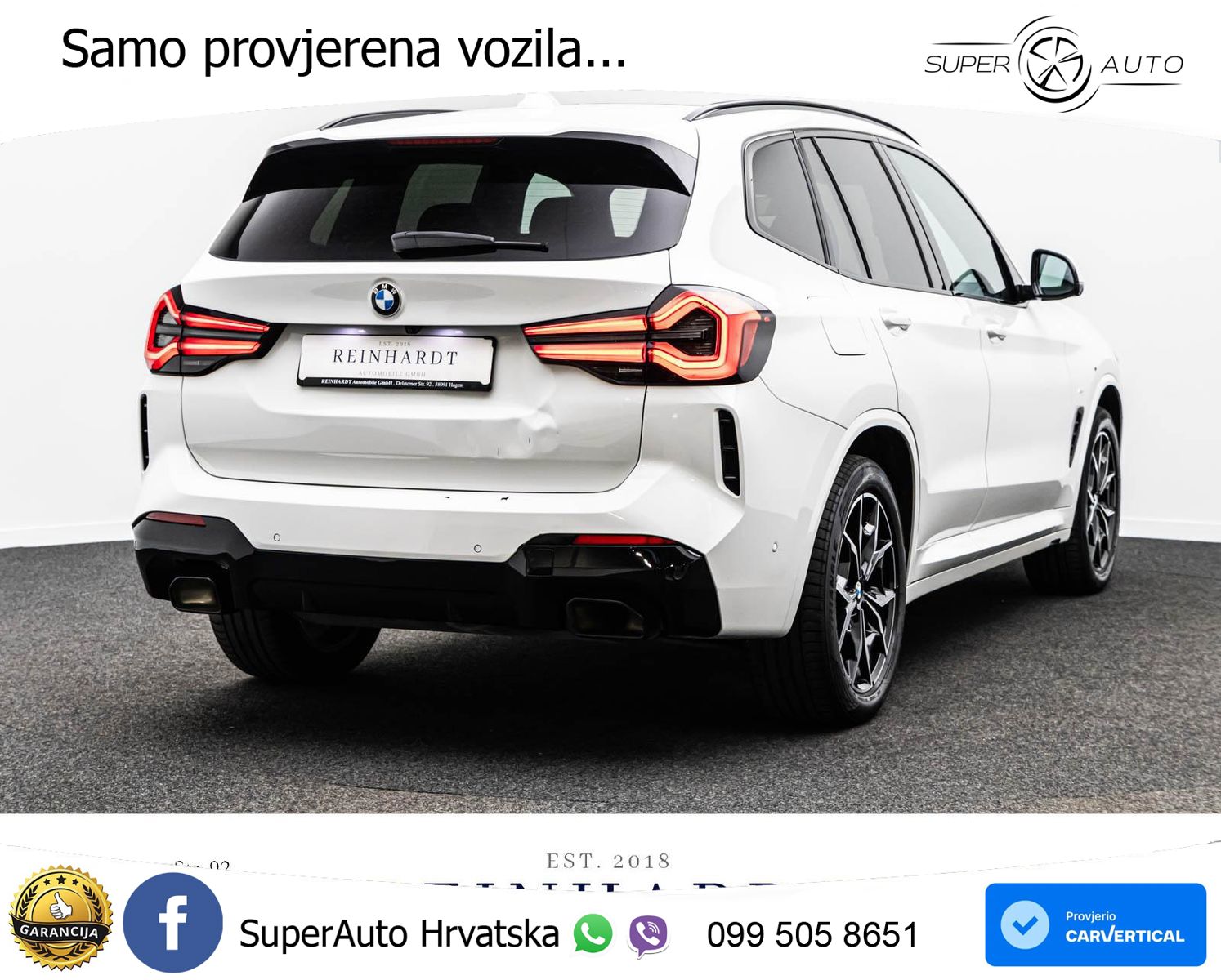 BMW X3 30i xDrive Steptronic M Sport ACC+HEAD+GR SJED+360+PANO