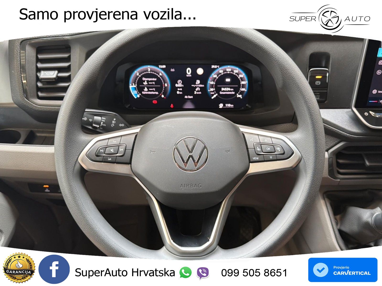 Volkswagen Crafter Kasten LR IQ Klima Rückfahrkamera 177 KS