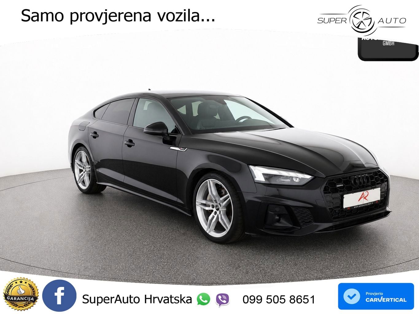 Audi A5 Sportback 45 TFSI (265 KS) quattro S tronic S line MATRIX+GR SJED+KAM