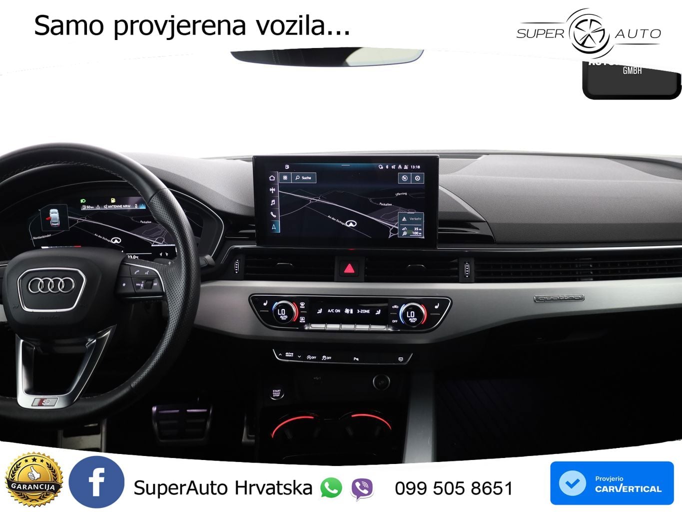 Audi A5 Sportback 45 TFSI (265 KS) quattro S tronic S line MATRIX+GR SJED+KAM