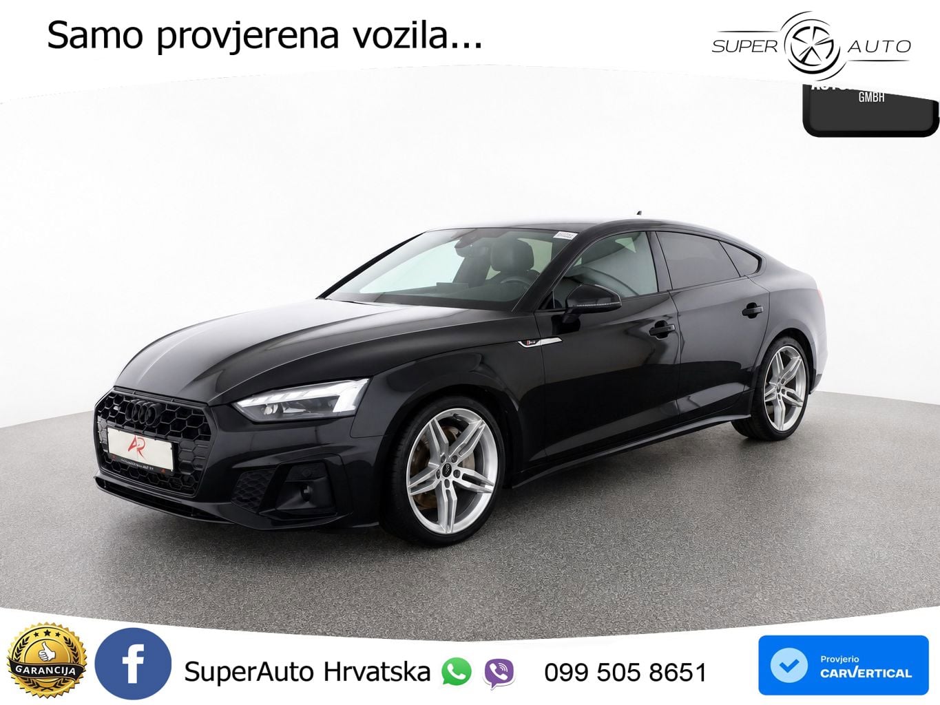 Audi A5 Sportback 45 TFSI (265 KS) quattro S tronic S line MATRIX+GR SJED+KAM