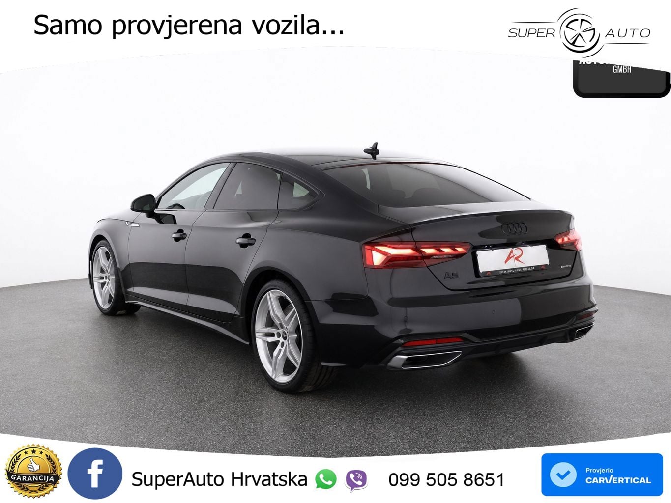 Audi A5 Sportback 45 TFSI (265 KS) quattro S tronic S line MATRIX+GR SJED+KAM