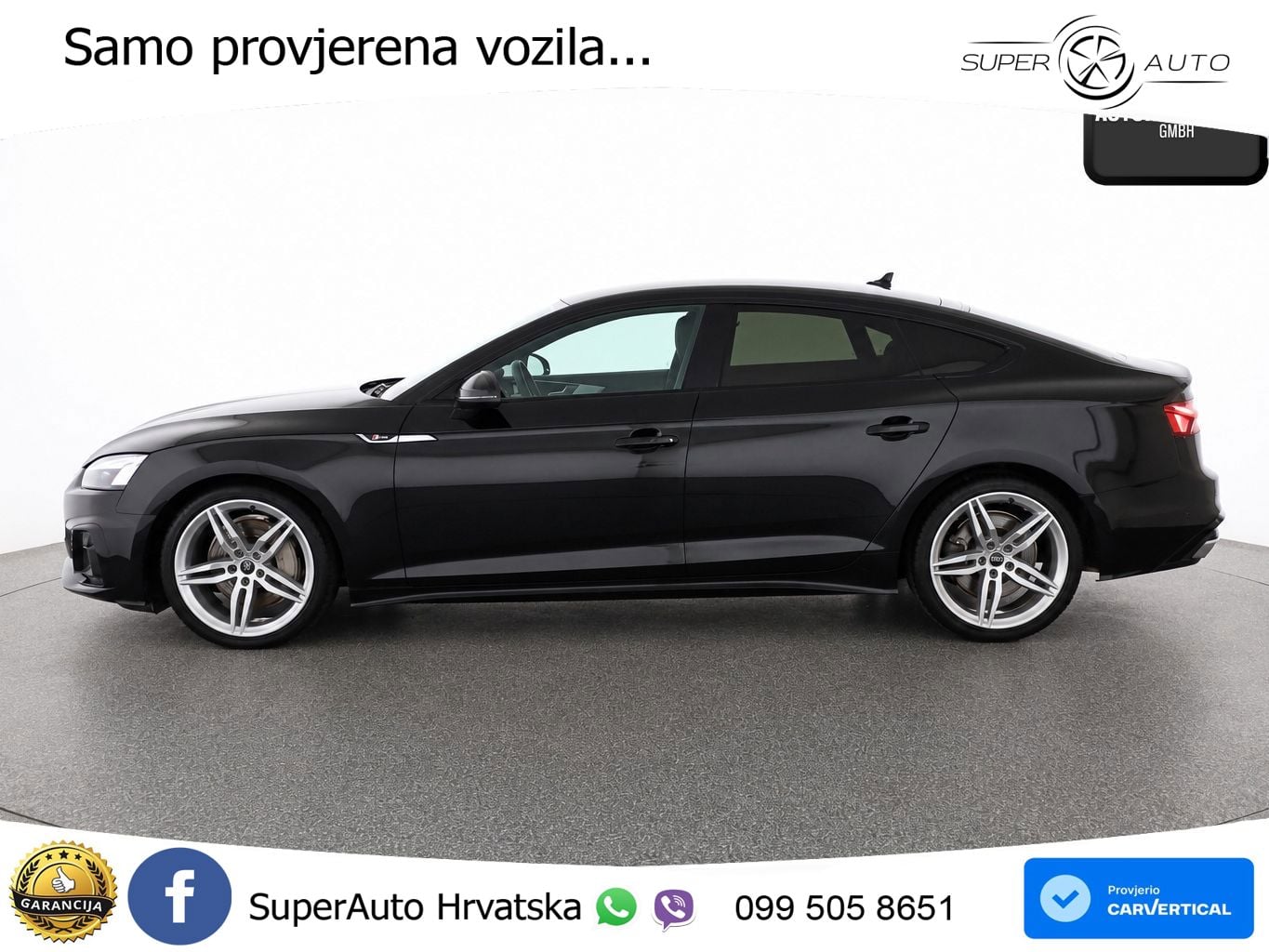 Audi A5 Sportback 45 TFSI (265 KS) quattro S tronic S line MATRIX+GR SJED+KAM