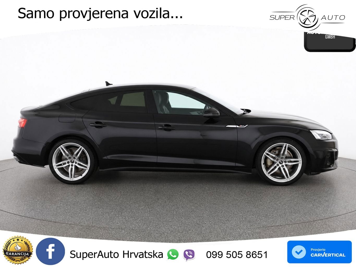 Audi A5 Sportback 45 TFSI (265 KS) quattro S tronic S line MATRIX+GR SJED+KAM