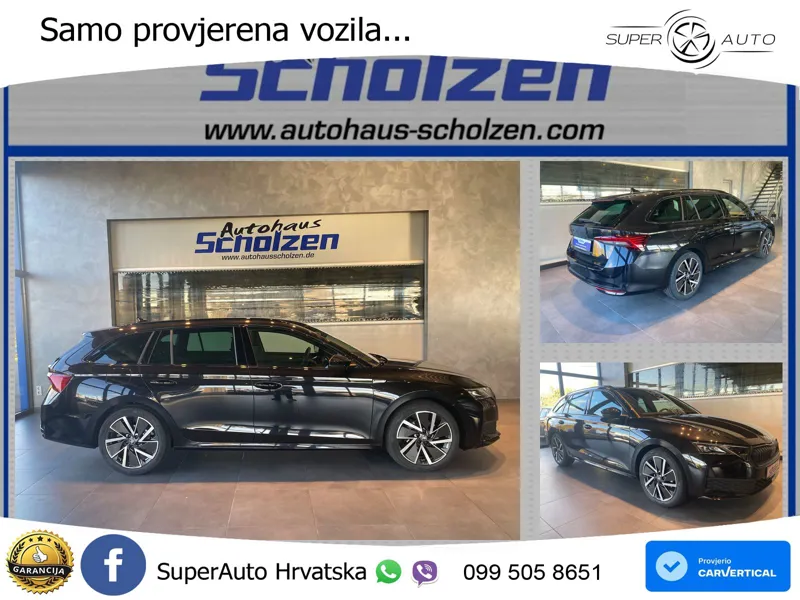 Škoda Octavia Combi 2.0 TDI (150 KS) DSG SportLine LED+GR SJED+ACC