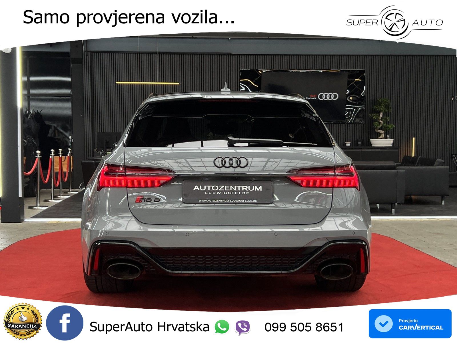 Audi RS6 Avant 4.0 TFSI V8 (600 KS) quattro Tiptronic MATRIX+GR SJED+KAM