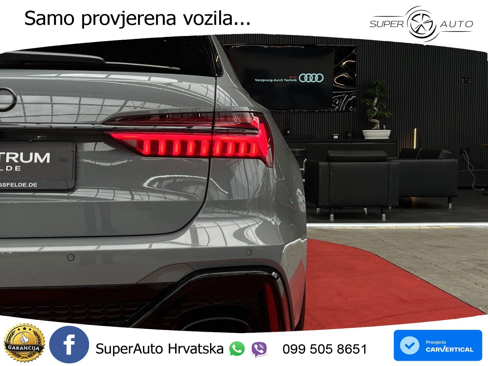 Audi RS6 Avant 4.0 TFSI V8 (600 KS) quattro Tiptronic MATRIX+GR SJED+KAM