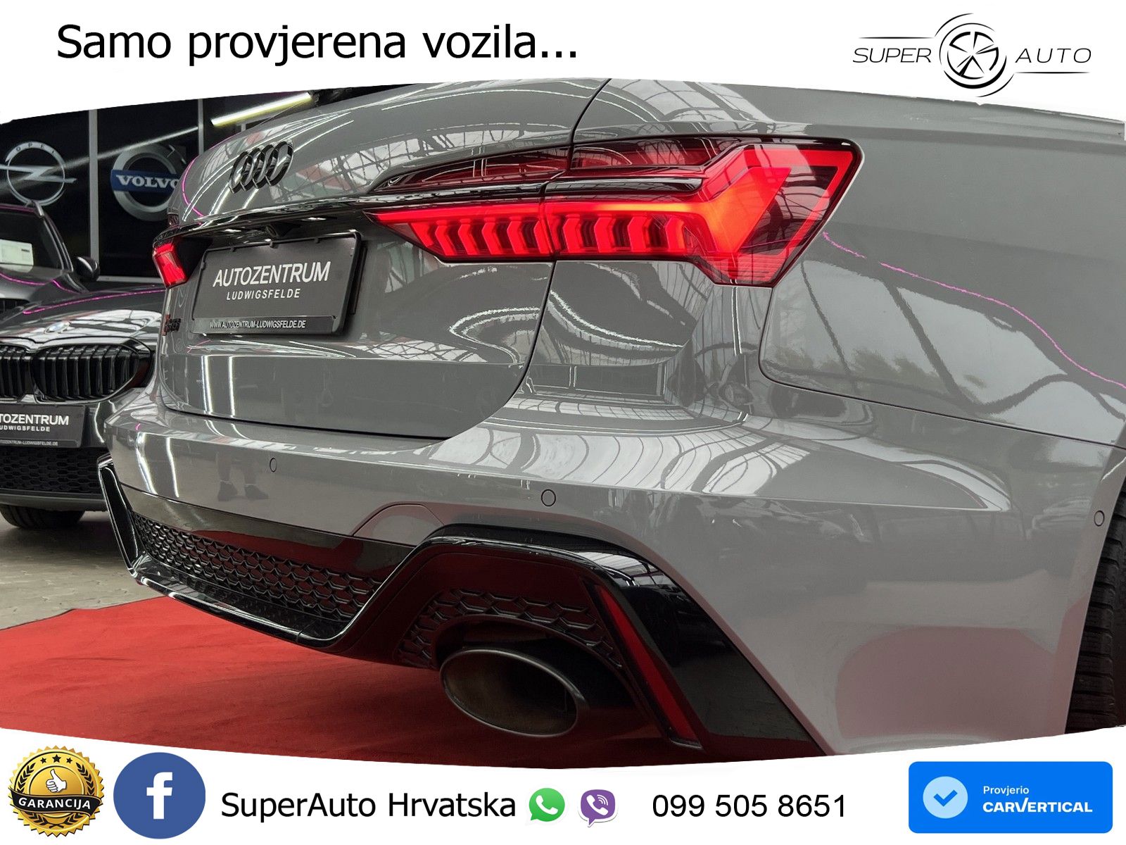 Audi RS6 Avant 4.0 TFSI V8 (600 KS) quattro Tiptronic MATRIX+GR SJED+KAM