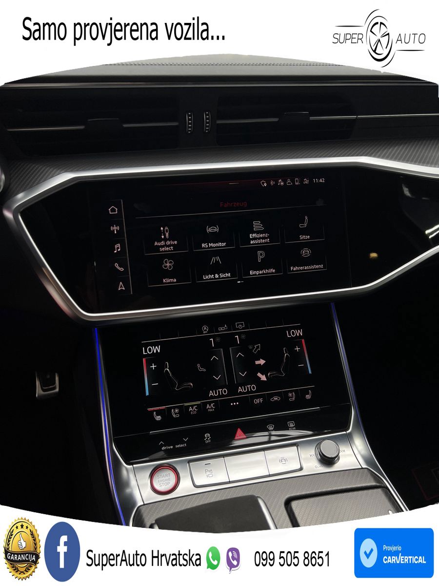 Audi RS6 Avant 4.0 TFSI V8 (600 KS) quattro Tiptronic MATRIX+GR SJED+KAM
