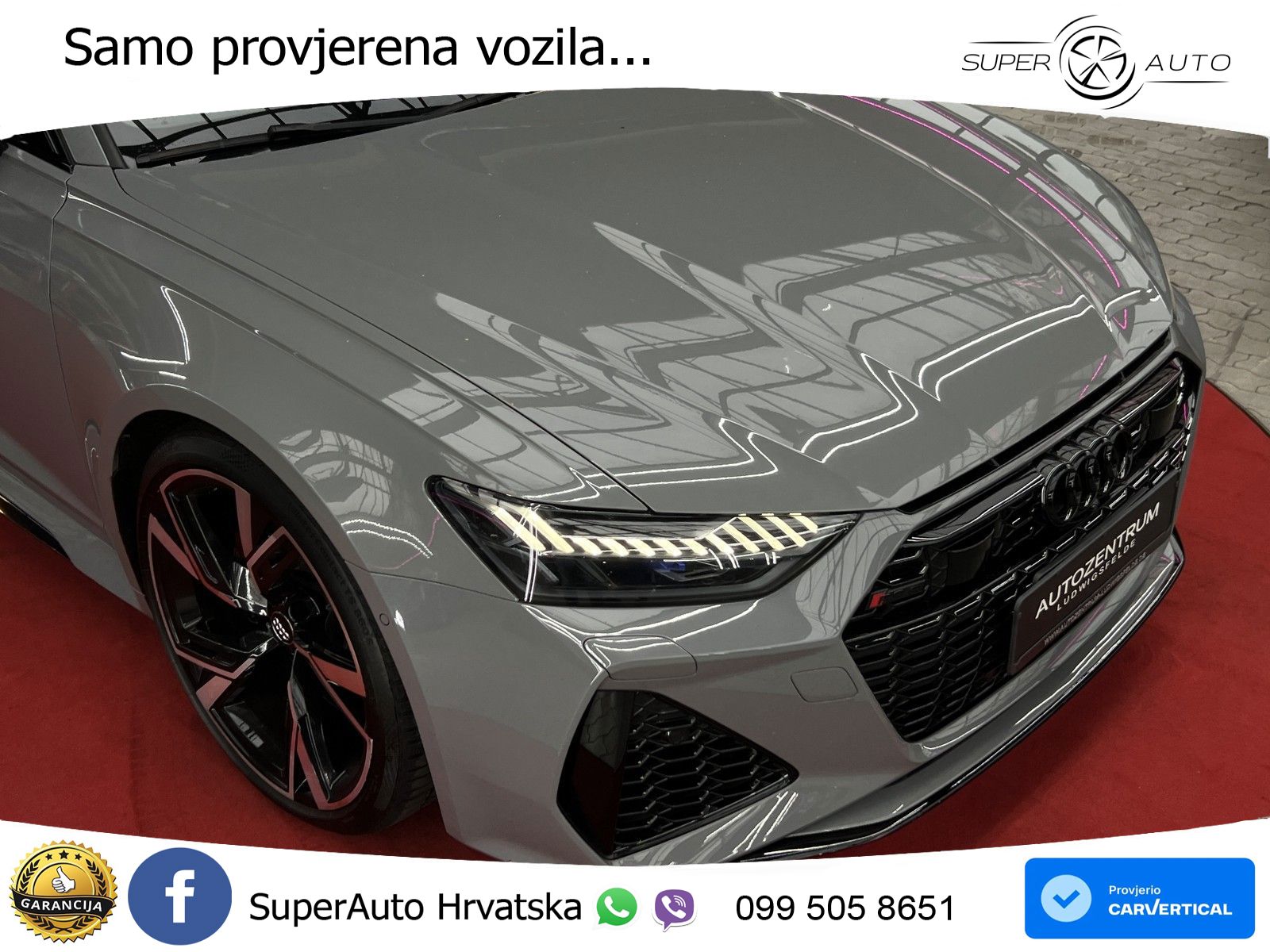 Audi RS6 Avant 4.0 TFSI V8 (600 KS) quattro Tiptronic MATRIX+GR SJED+KAM