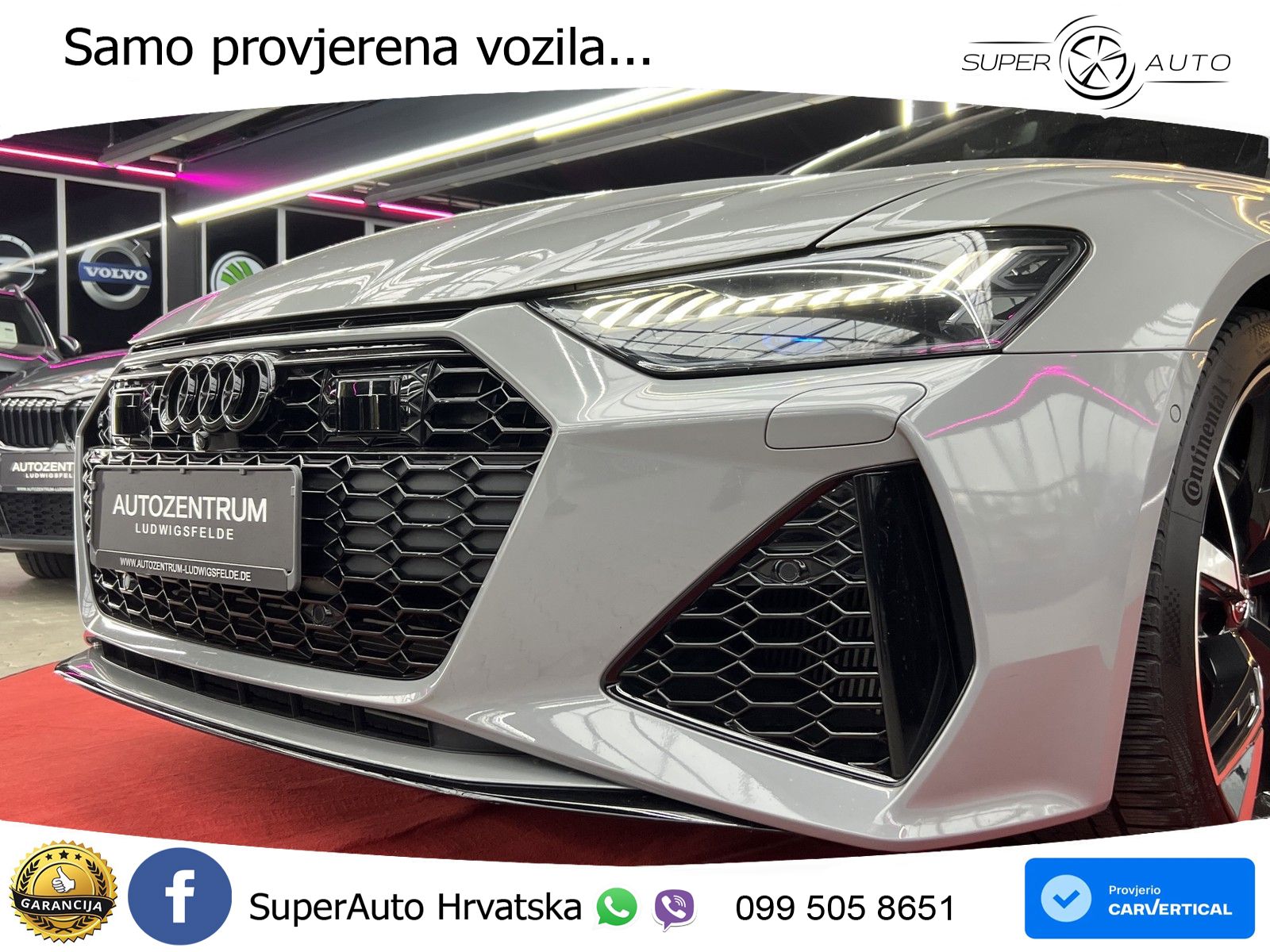 Audi RS6 Avant 4.0 TFSI V8 (600 KS) quattro Tiptronic MATRIX+GR SJED+KAM