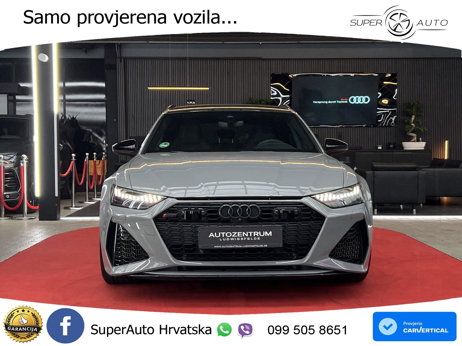 Audi RS6 Avant 4.0 TFSI V8 (600 KS) quattro Tiptronic MATRIX+GR SJED+KAM