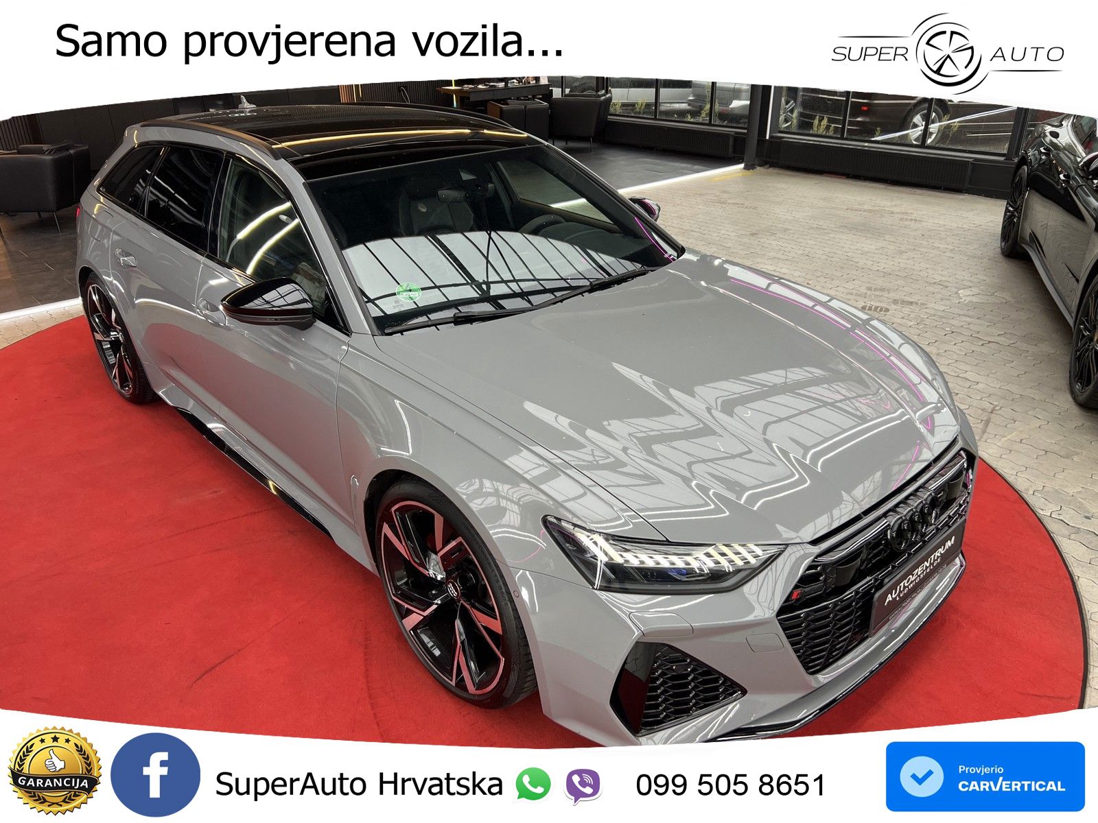 Audi RS6 Avant 4.0 TFSI V8 (600 KS) quattro Tiptronic MATRIX+GR SJED+KAM
