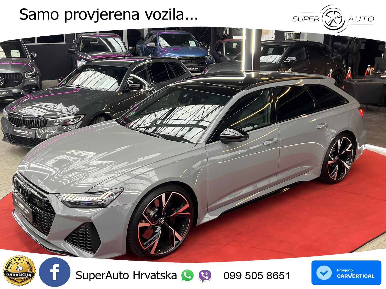 Audi RS6 Avant 4.0 TFSI V8 (600 KS) quattro Tiptronic MATRIX+GR SJED+KAM