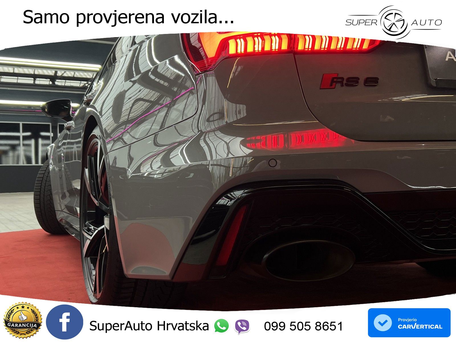 Audi RS6 Avant 4.0 TFSI V8 (600 KS) quattro Tiptronic MATRIX+GR SJED+KAM