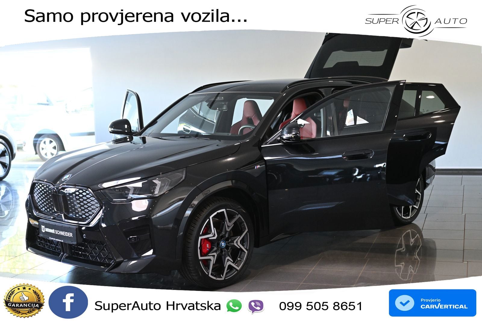 BMW iX2 66.5 kWh (313 KS) xDrive30 M Sport LED+GR SJED+ACC