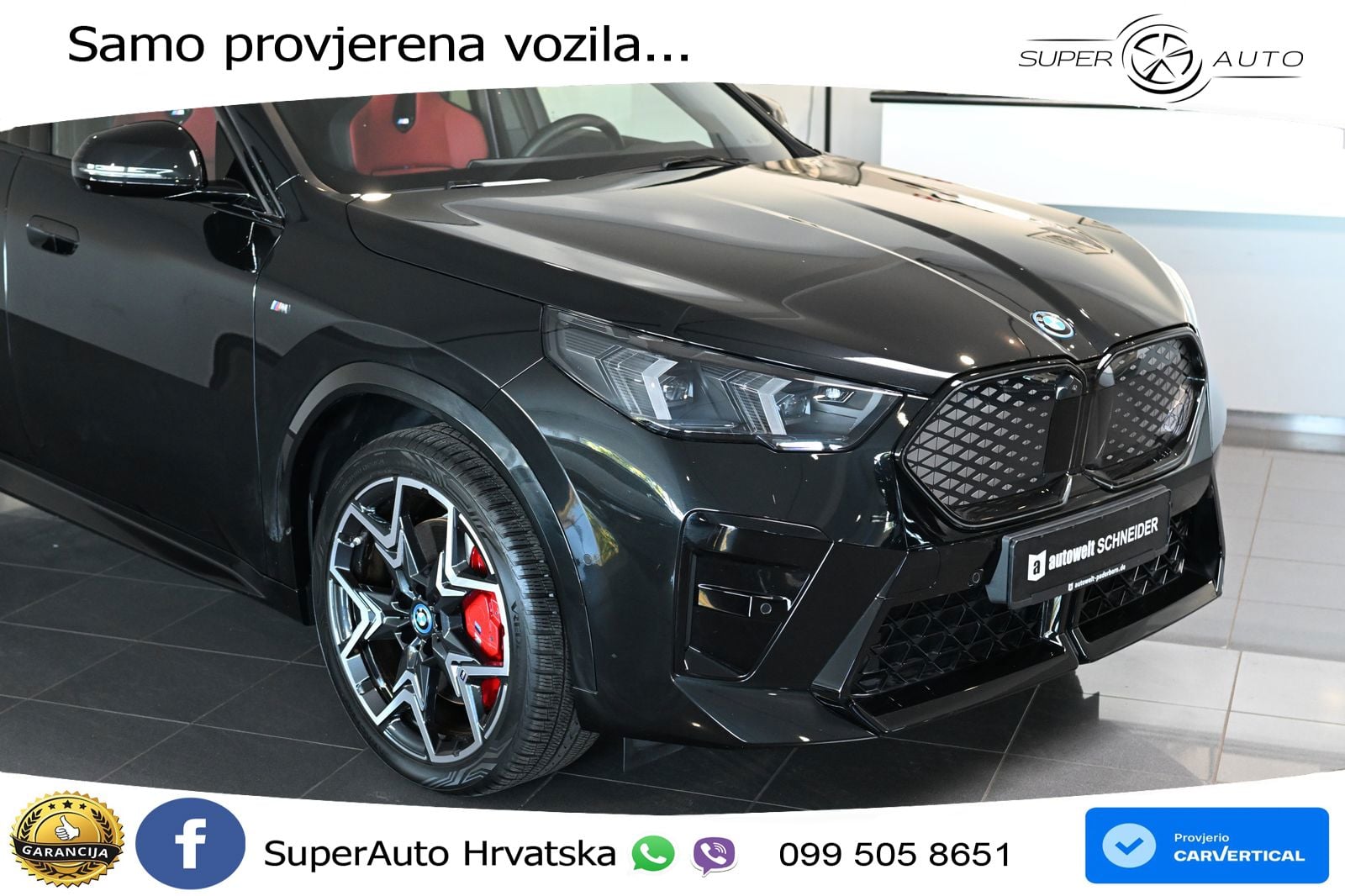BMW iX2 66.5 kWh (313 KS) xDrive30 M Sport LED+GR SJED+ACC