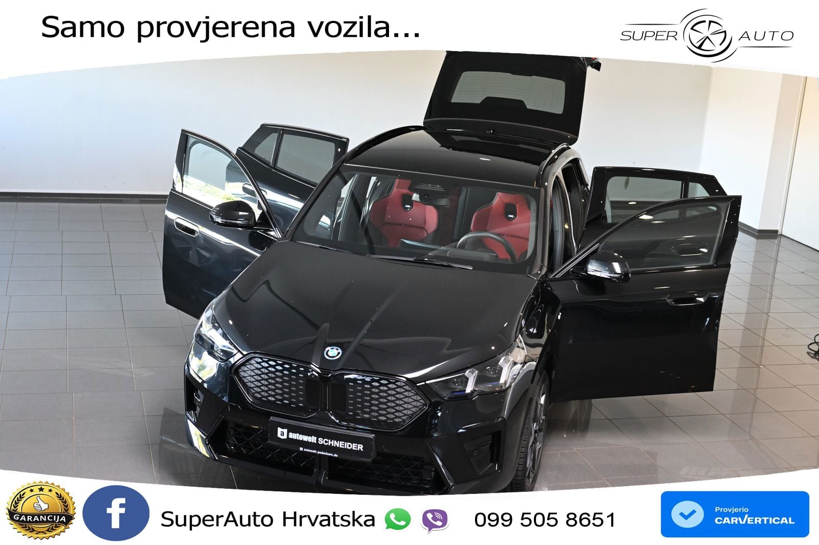 BMW iX2 66.5 kWh (313 KS) xDrive30 M Sport LED+GR SJED+ACC