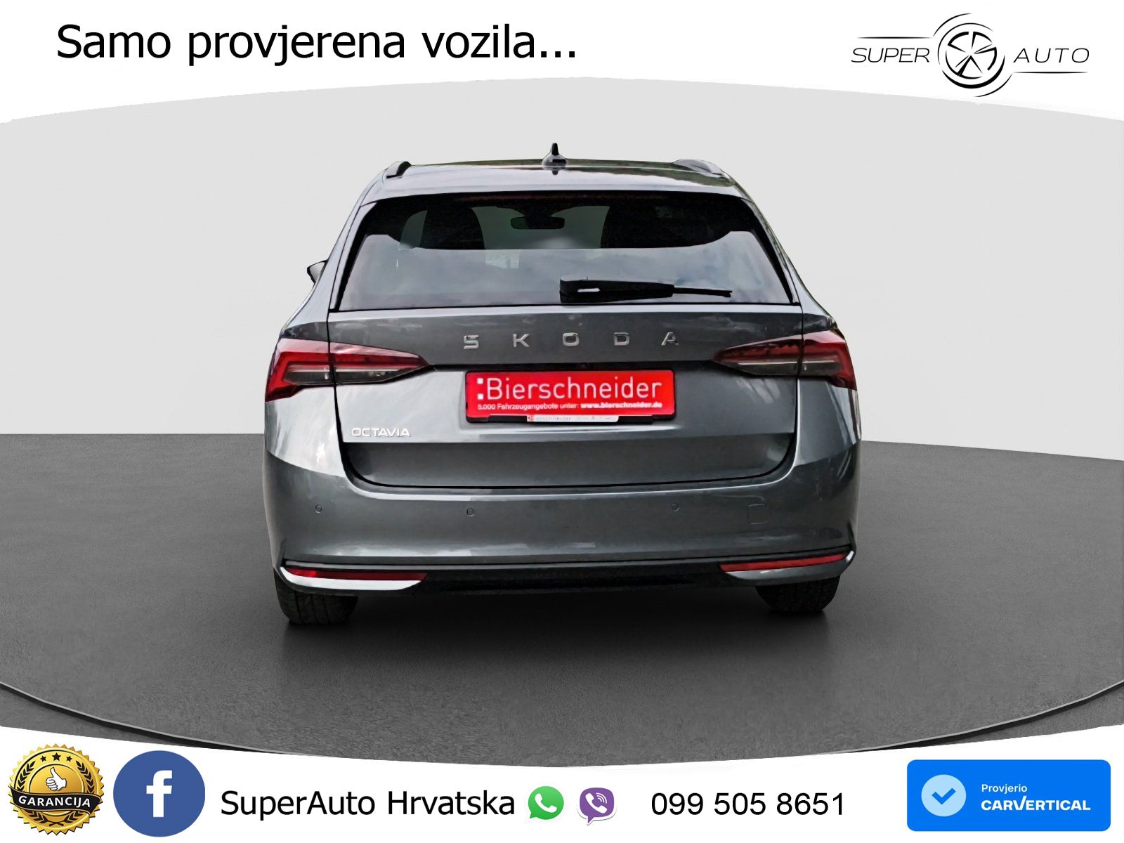 Škoda Octavia Combi 2.0 TDI (150 KS) DSG LED+GR SJED+ACC