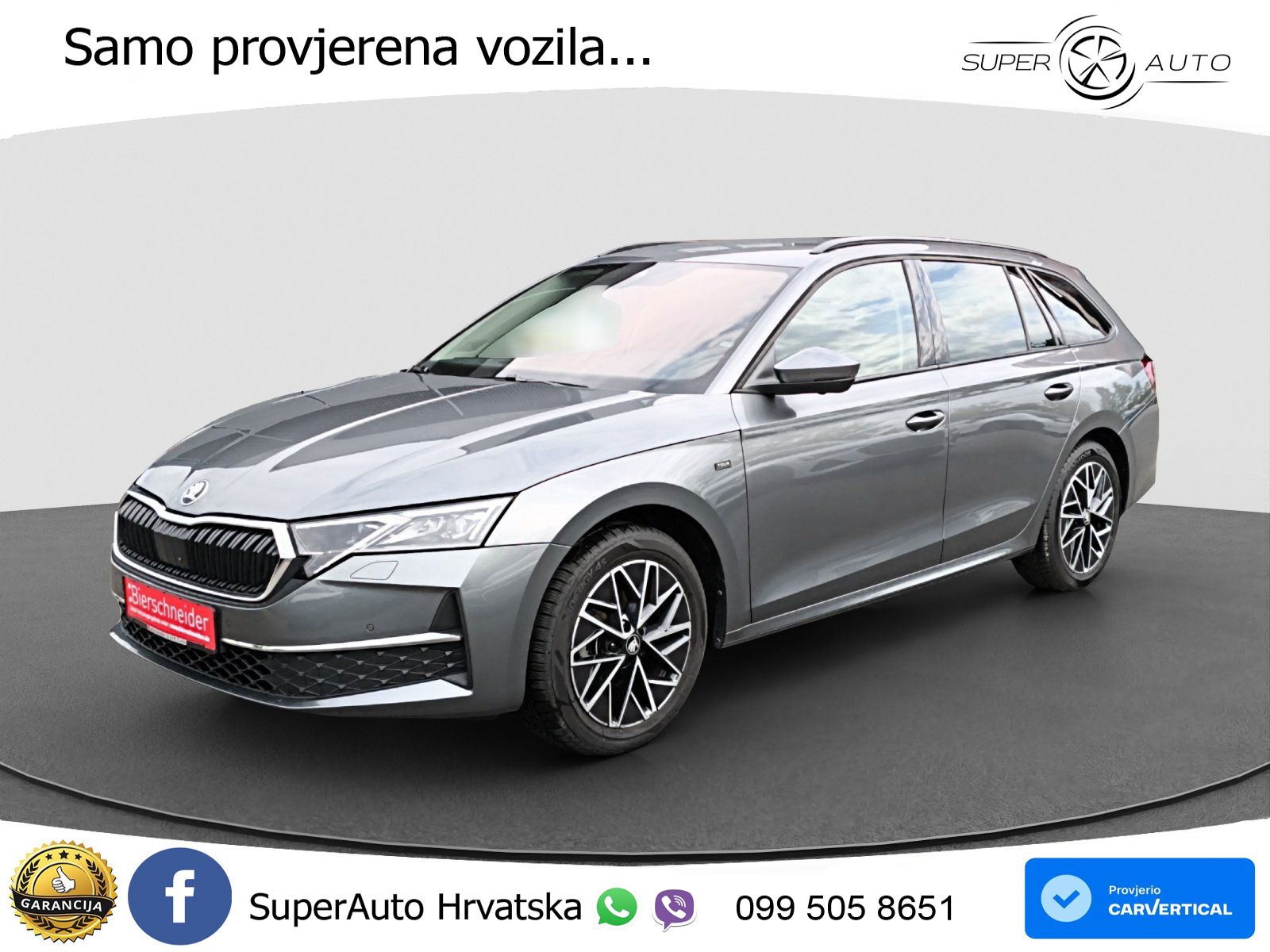 Škoda Octavia Combi 2.0 TDI (150 KS) DSG LED+GR SJED+ACC