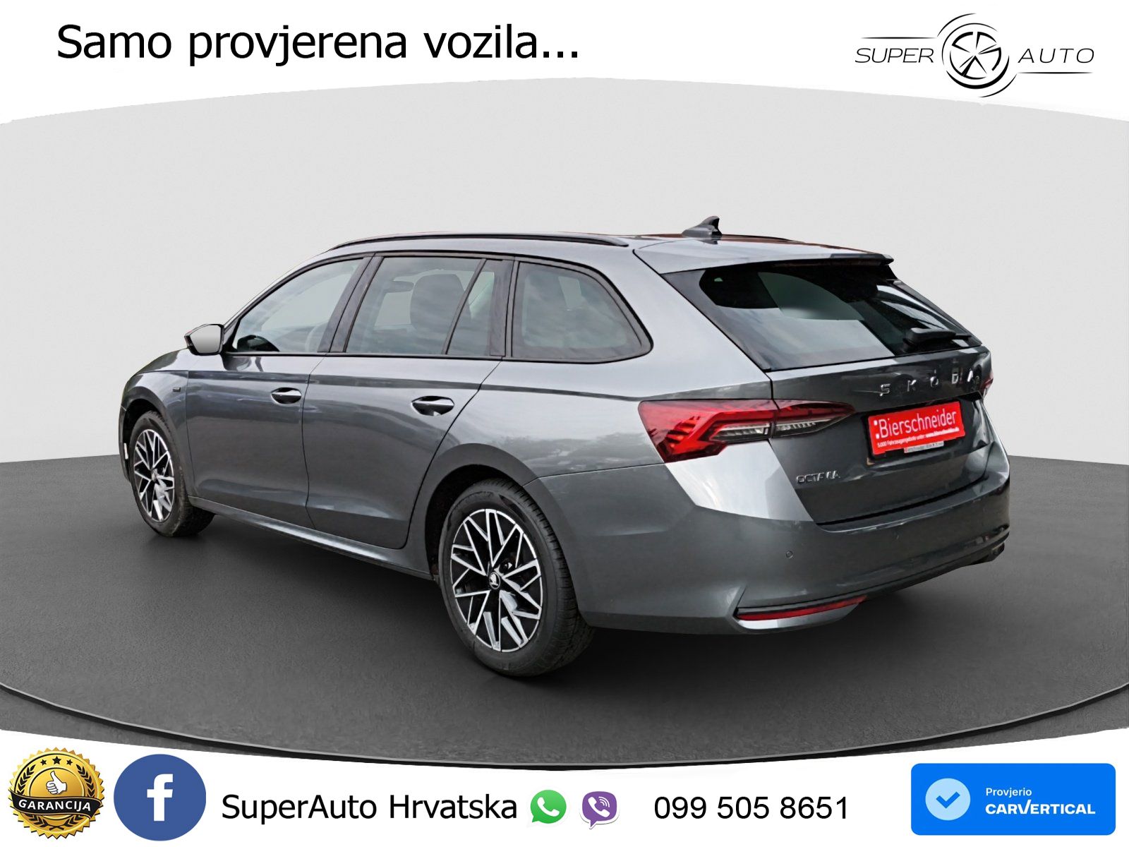 Škoda Octavia Combi 2.0 TDI (150 KS) DSG LED+GR SJED+ACC