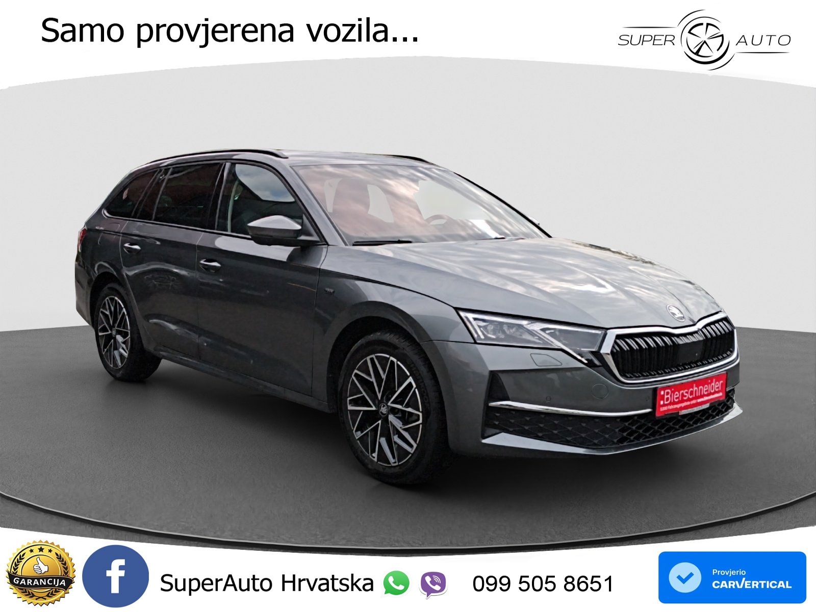 Škoda Octavia Combi 2.0 TDI (150 KS) DSG LED+GR SJED+ACC