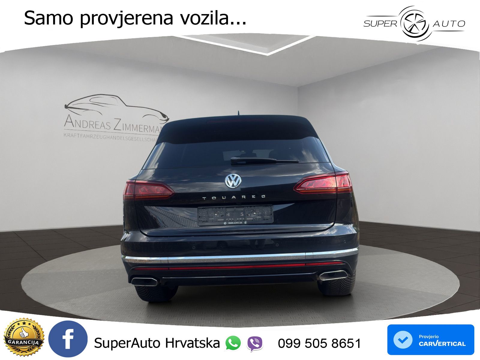 Volkswagen Touareg 3.0 V6 TDI (286 KS) 4MOTION Tiptronic ZRAČNI+ACC+GR SJED+KAM+PANO