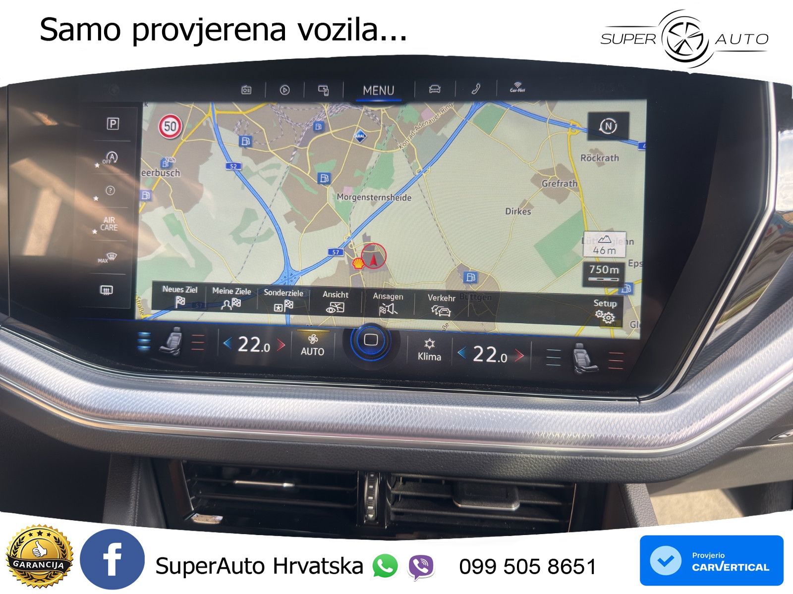 Volkswagen Touareg 3.0 V6 TDI (286 KS) 4MOTION Tiptronic ZRAČNI+ACC+GR SJED+KAM+PANO