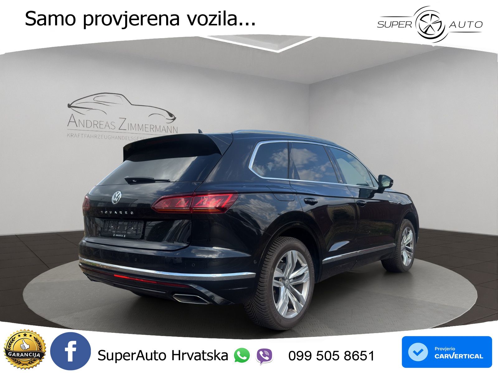 Volkswagen Touareg 3.0 V6 TDI (286 KS) 4MOTION Tiptronic ZRAČNI+ACC+GR SJED+KAM+PANO