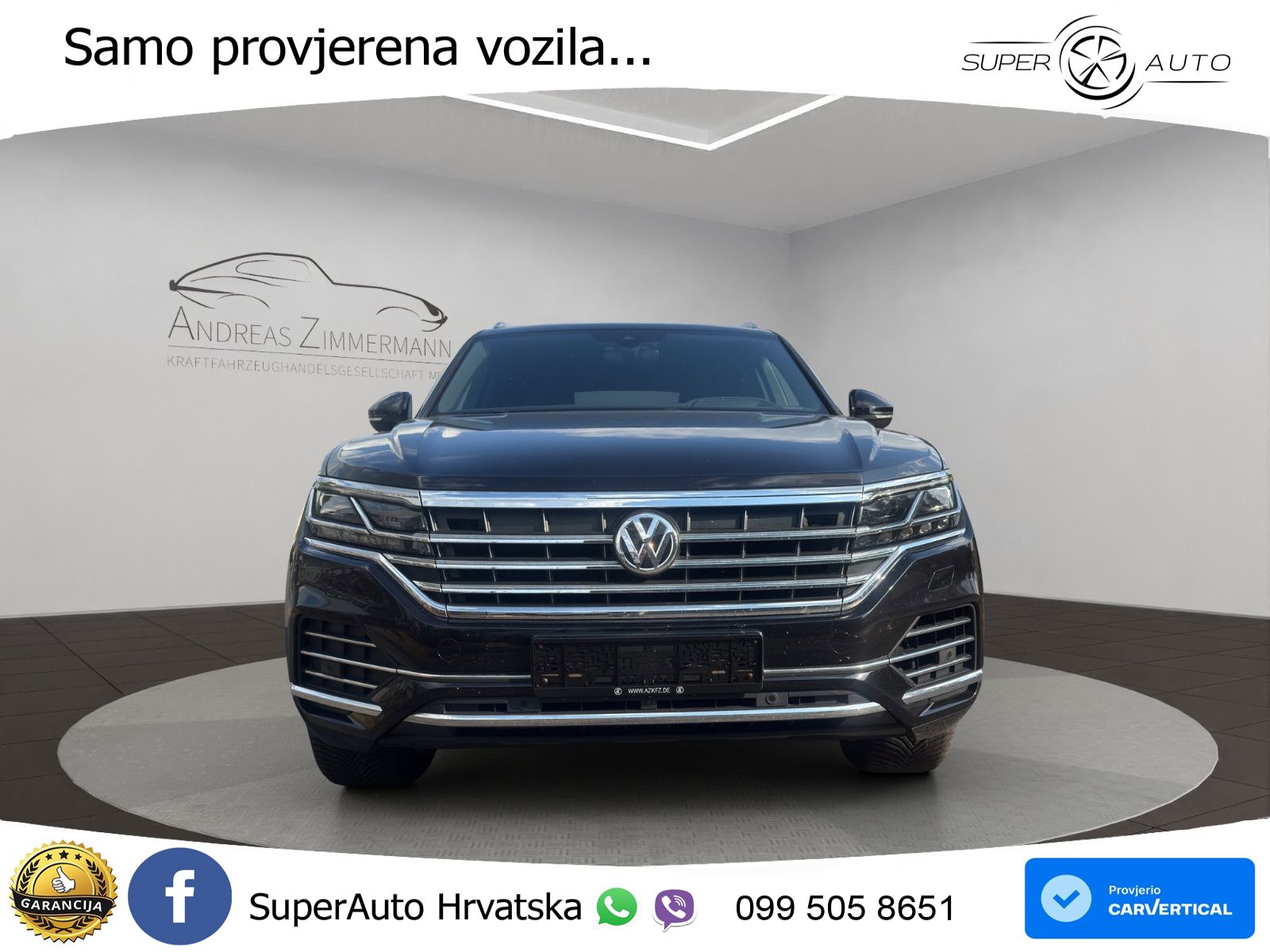 Volkswagen Touareg 3.0 V6 TDI (286 KS) 4MOTION Tiptronic ZRAČNI+ACC+GR SJED+KAM+PANO