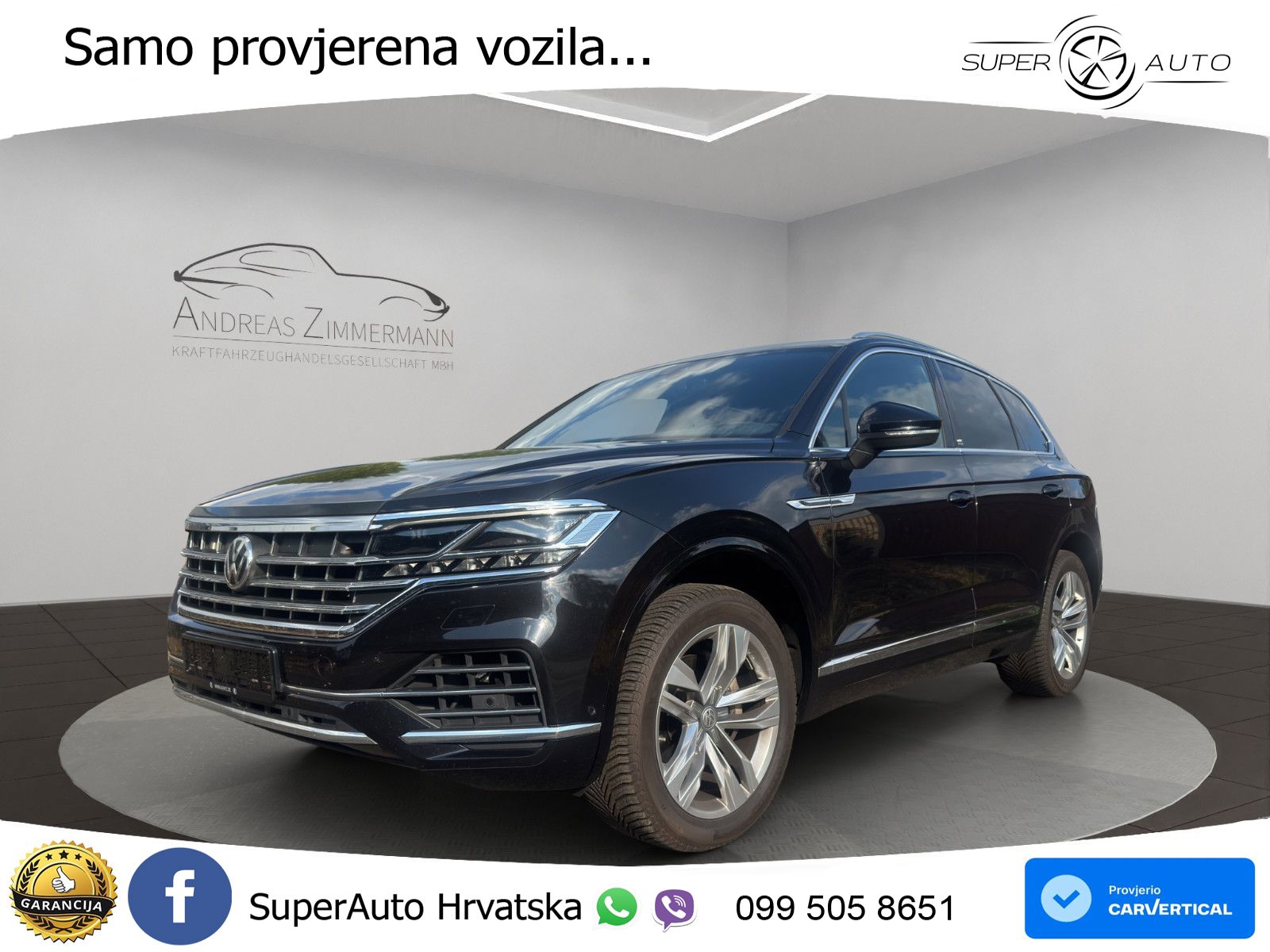 Volkswagen Touareg 3.0 V6 TDI (286 KS) 4MOTION Tiptronic ZRAČNI+ACC+GR SJED+KAM+PANO