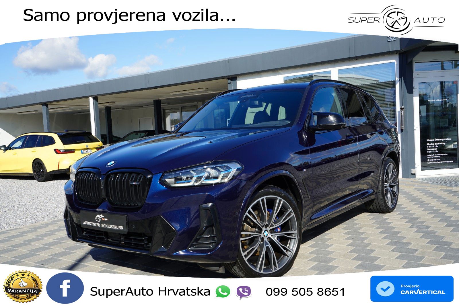 BMW X3 M40d xDrive Steptronic LED+GR SJED+ACC