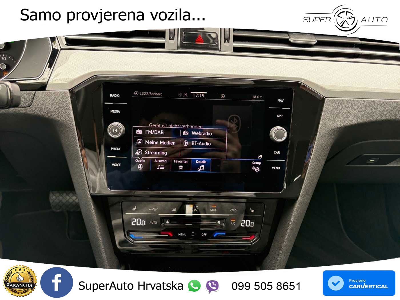 Volkswagen Passat Variant 2.0 TDI (150 KS) DSG Business LED+GR SJED+ACC