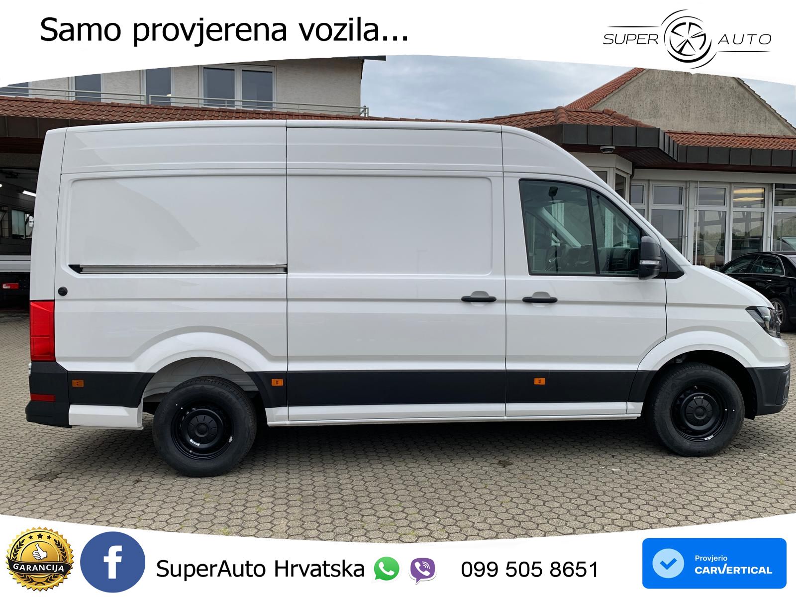 Volkswagen Crafter 35 Kasten MR Hoch Kamera APP Schwingsitz 140 KS